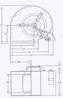  Afzuigmotor 1200m&sup3;/h|1.1A|230V