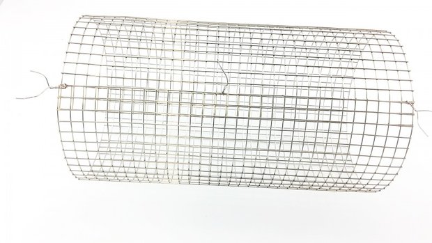 Vonkenvanger RVS gaas 30 X 70 cm  voor Houtkachels, Pelletkachels en Openhaarden