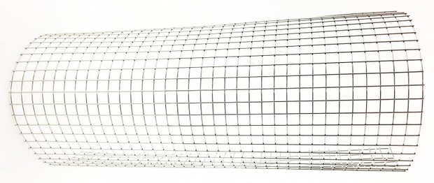 Vonkenvanger RVS gaas 30 X 100 cm voor Houtkachels, Pelletkachels en Openhaarden