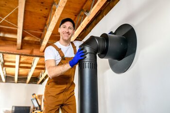 Wanneer is een dubbelwandige kachelpijp noodzakelijk?