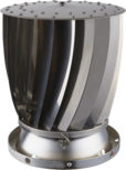 Twister RVS Junior-roterende trekkap-Voor Ø 80 tot 180 mm-Waterdichte bovenplaat Twister RVS Junior-roterende trekkap-Voor Ø 80 tot 180 mm-Waterdichte bovenplaat
