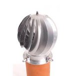 Spinner Junior RVS blank, Roterende trekkap, van 80 tot Ø 200 mm