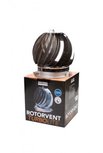 Colt Rotorvent Turbolite, roterende trekkap, voor 80 tot 250 mm, RVS