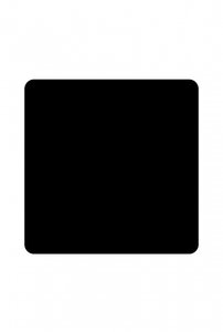 Kachel Vloerplaat Staal Zwart vierkant 70x70 cm