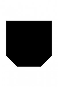 Kachel Vloerplaat Staal Zwart zeskant 80x80 cm
