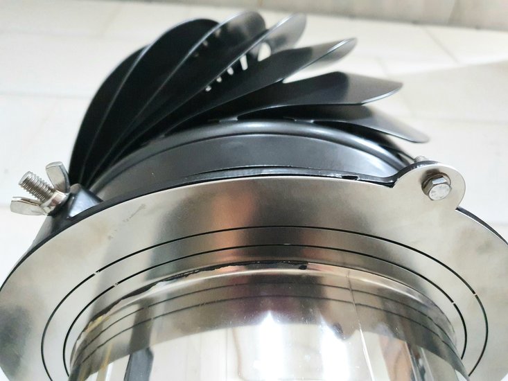 Adapter afdichting tussen rookkanaal en Colt Rotorvent