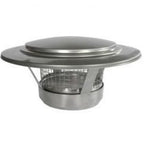 regenkap met vonkenvanger rvs