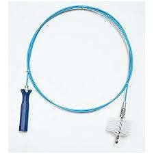 Veegset pelletkachel 8 meter met  100 mm nylon borstel