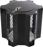 Optimus Black Junior, vaste trekkap,voor Ø 80 tot Ø 235 mm, met veegluik