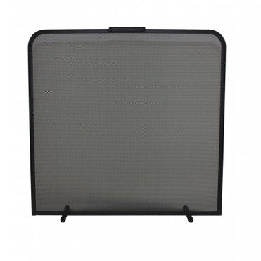 Haardscherm / Vonkenscherm Zwart H 65 cm x B 65 cm