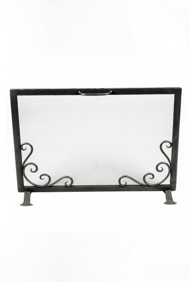 Haardscherm / Vonkenscherm Zwart H 47 x B 65 cm