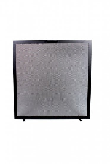 Haardscherm / Vonkenscherm Zwart H 75 cm x B 75 cm