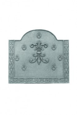 Haardplaat staal, 88 B x 80 cm H, 86 KG.