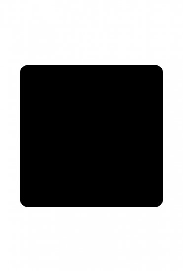 Kachel Vloerplaat Staal Zwart vierkant 100 x 100 cm