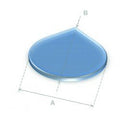 Kachel Vloerplaat Glas druppel 100 x 100 cm