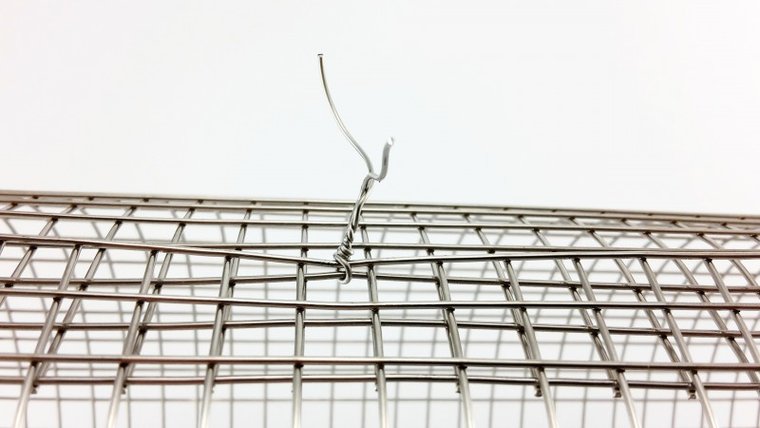 Binddraad rvs,1 meter, bevestiging vonkengaas