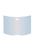 Vonkenscherm / Haardscherm glas gebogen  H 50 X B 77 cm
