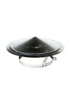 Regenkap staal verzinkt voor Ø 157 tot en met 160 mm