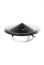 Regenkap staal verzinkt voor Ø 220 mm