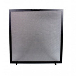 Haardscherm / Vonkenscherm Zwart H 75 cm x B 75 cm
