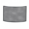 Haardscherm / Vonkenscherm Antraciet H 48x B 72 cm  gebogen
