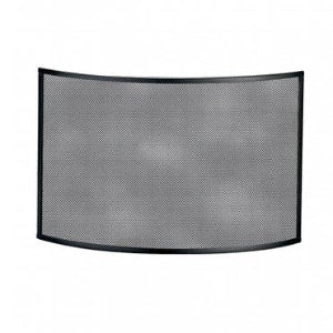 Haardscherm / Vonkenscherm Antraciet H 48x B 72 cm  gebogen